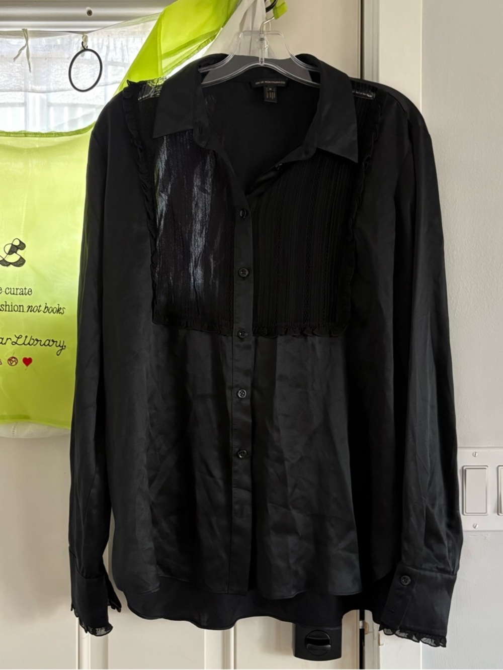 Kiki De Montparnasse Sexy Blouse with Textured Front Panel